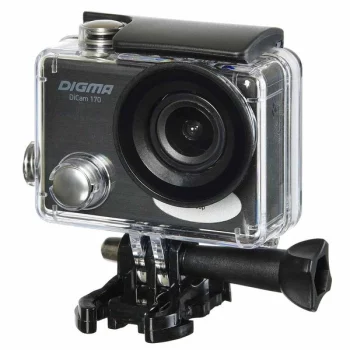 Видеокамера экшн Digma(DiCam 170 черная)