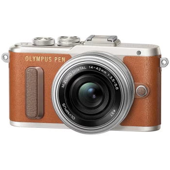 Фотоаппарат системный Olympus(E-PL8 brown + 14-42 EZ silver)
